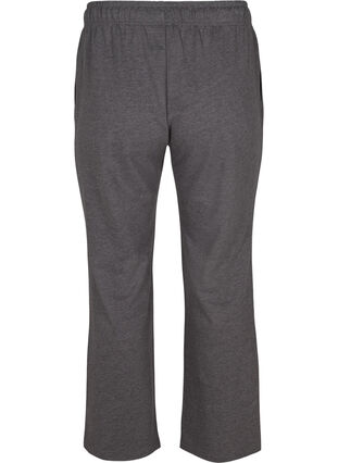 Bukser med vidde og lommer, Dark Grey Melange, Packshot image number 1