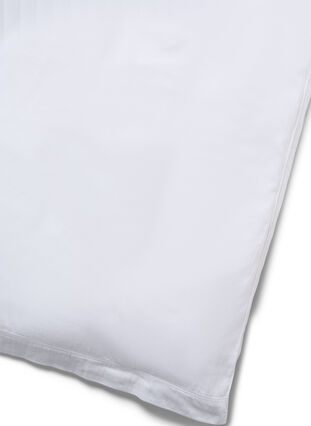Ensfarget sengesett i bomull, White Alyssum, Packshot image number 2