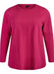 Basis jersey topp med lange ermer, Rosa, Packshot image number 0