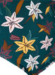 Ekstra høy midje bikiniunderdel med blomstertrykk, Grønn, Packshot image number 2