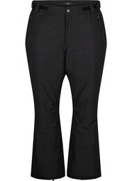 Skibukse med lommer og justerbar midje, Black