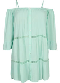 Strandtunika med off-shoulder