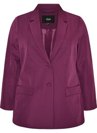 Klassisk blazer med knappelukking, Lilla