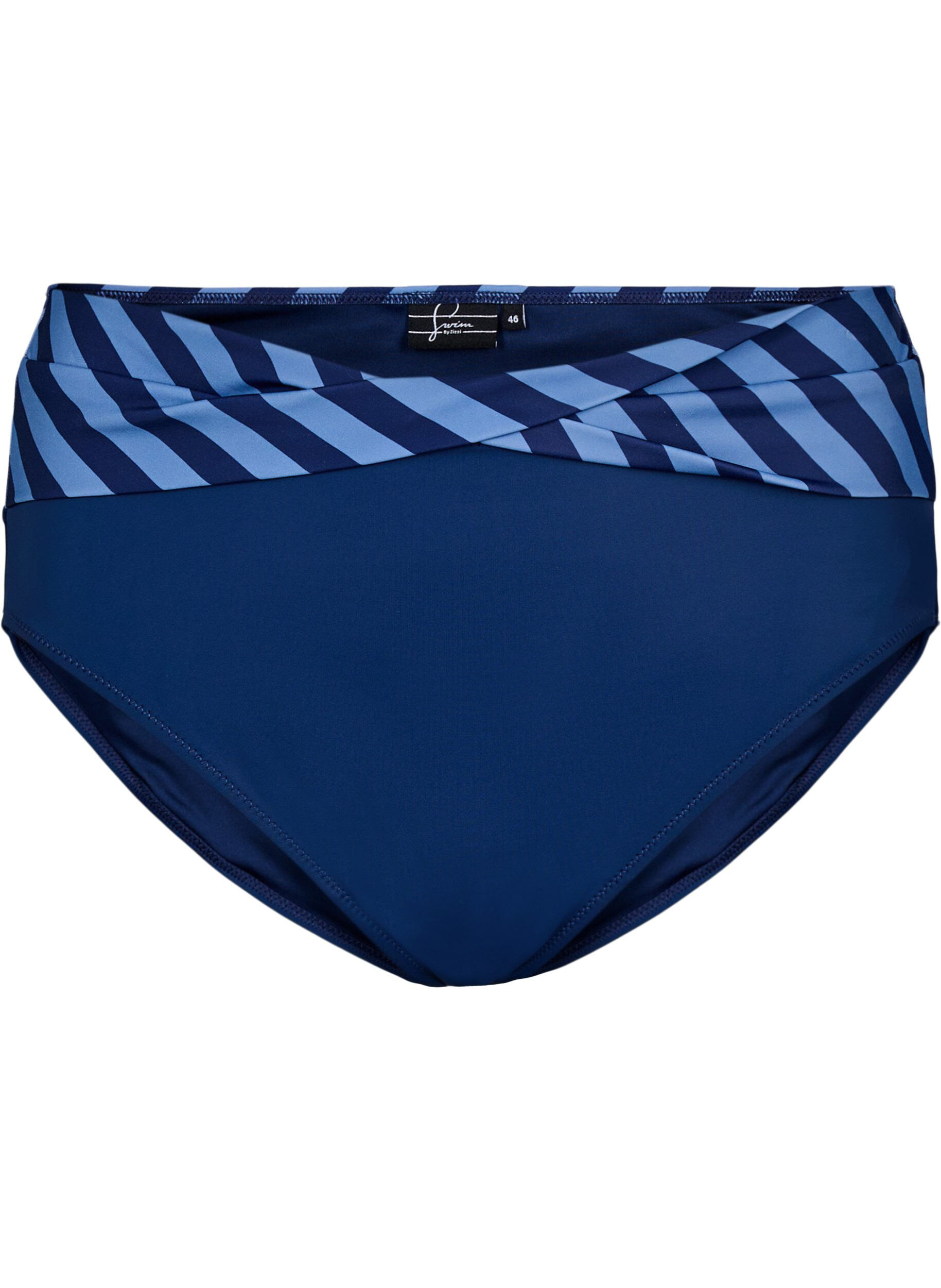 Bikinitruser med omslagsdetaljer
