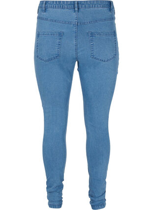 Super slim Amy jeans med høyt liv, Light blue, Packshot image number 1