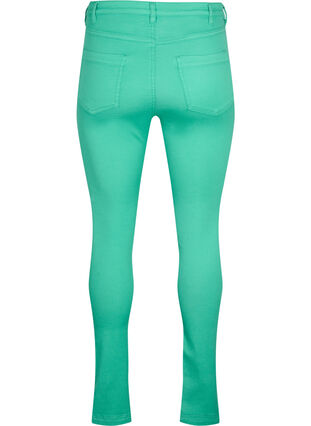Amy jeans med høyt liv og super slim fit, Holly Green, Packshot image number 1