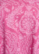 Kortermet bomullskjole med trykt m&oslash;nster, Rosa, Packshot image number 2