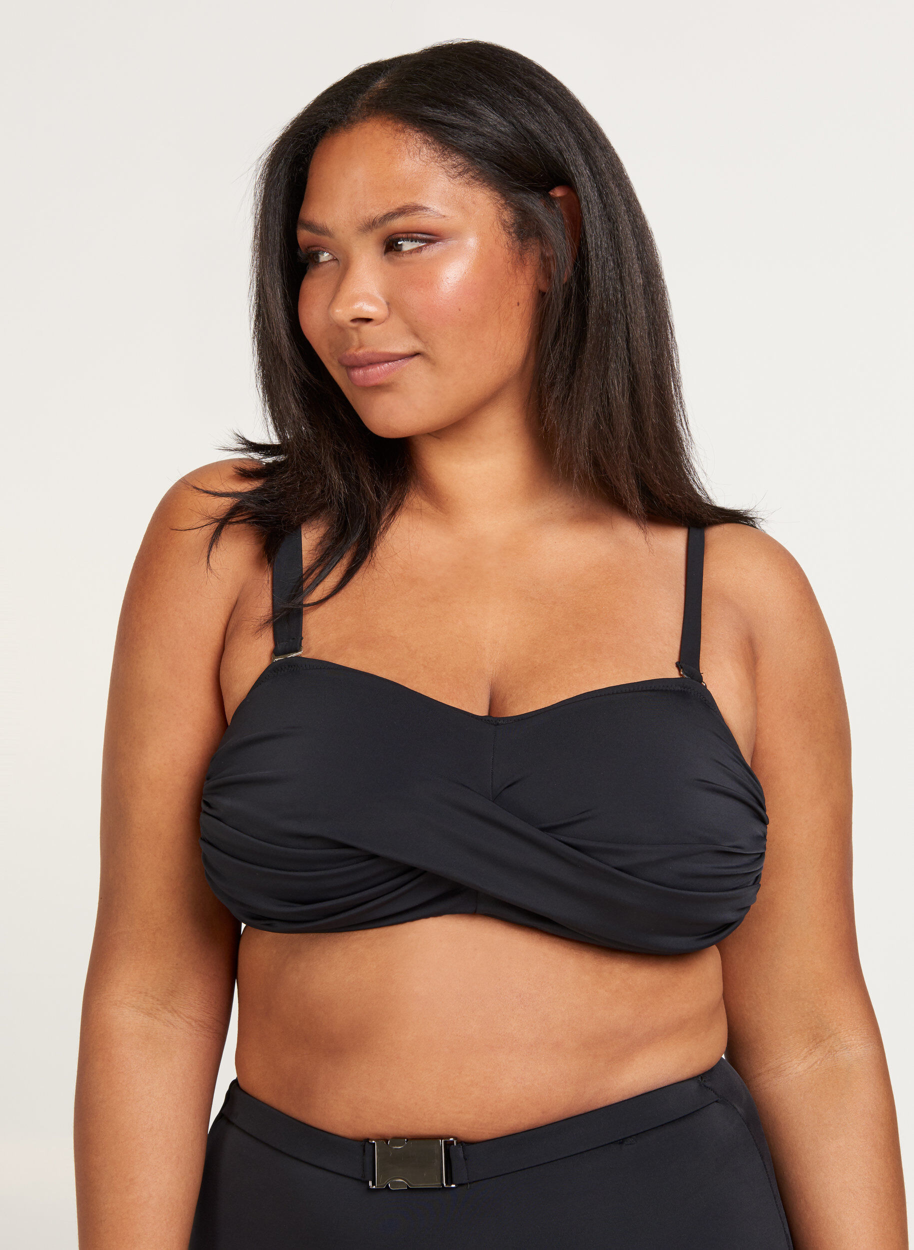 Zizzi Bikinioverdel, Black, Model image number 0