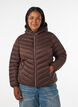 Lett jakke med hette, Brun, Model image number 0