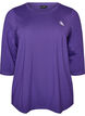 Treningsgenser med 3/4-ermer, Lilla, Packshot image number 0