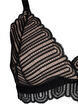 Bralette med blonder og myk vattering, Svart, Packshot image number 2