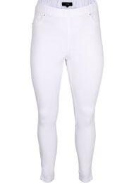 Jeggings med h&oslash;y midje, Hvit