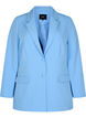 Klassisk blazer med knappelukking, Bl&aring;, Packshot image number 0