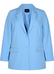 Klassisk blazer med knappelukking, Bl&aring;