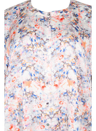 Skjortekjole med mønster og knappelukning, B.White graphic AOP, Packshot image number 2