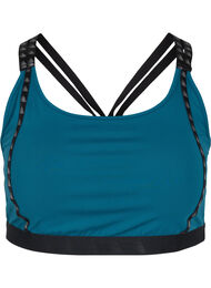 Sports-BH med mesh på ryggen, Deep Teal