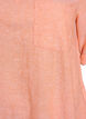 Tunika i lin og viskose med A-form, Orange, Packshot image number 2