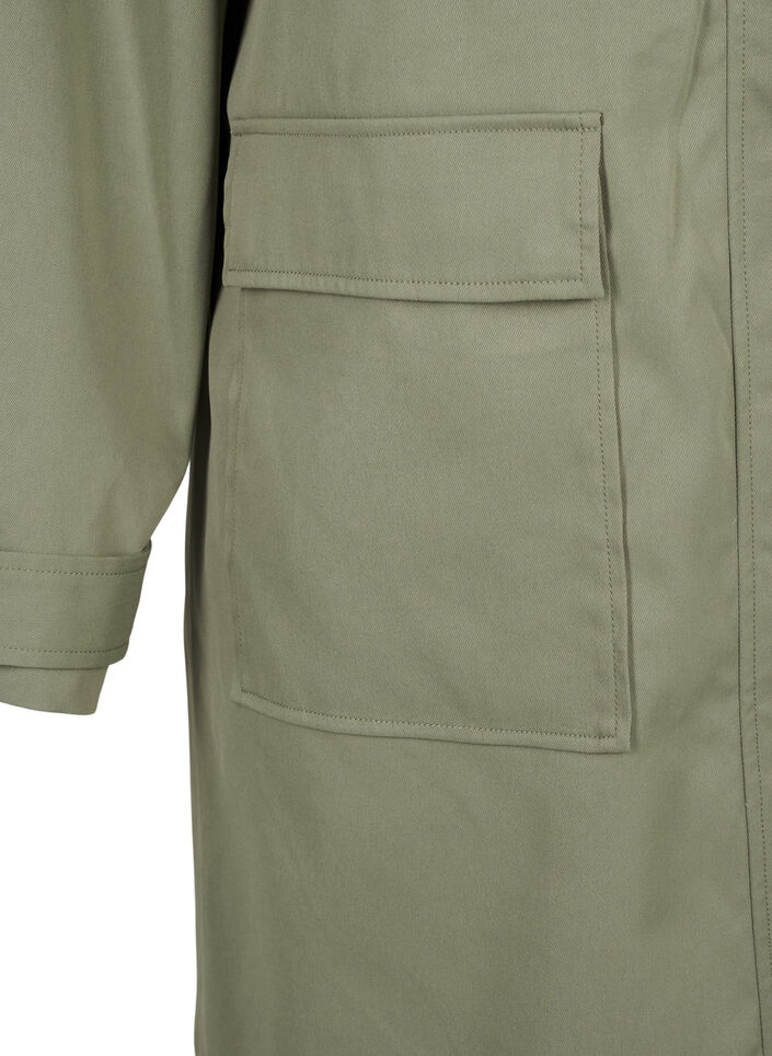 Vannavstøtende parkas jakke, Deep Lichen Green, Packshot