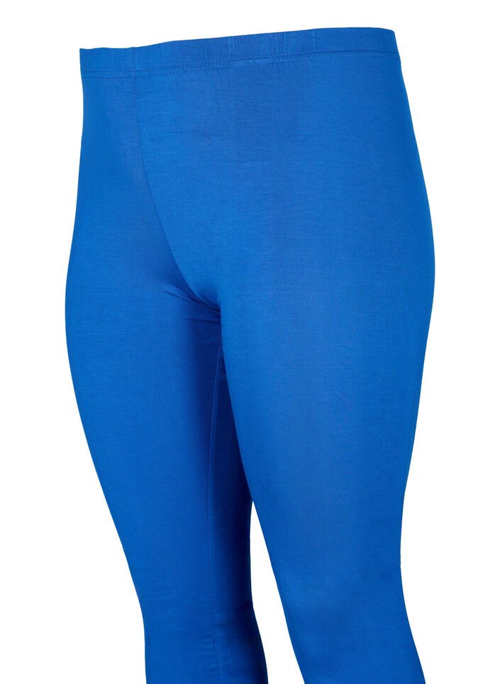 Basis leggings i viskose, Blå, Packshot image number 2