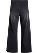Wide fit jeans med vertikale denimdetaljer, Gr&aring;, Packshot image number 1