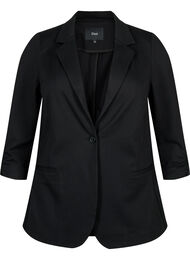 Blazer med 3/4-lange ermer, Black