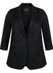 Blazer med 3/4-lange ermer, Black, Packshot image number 0