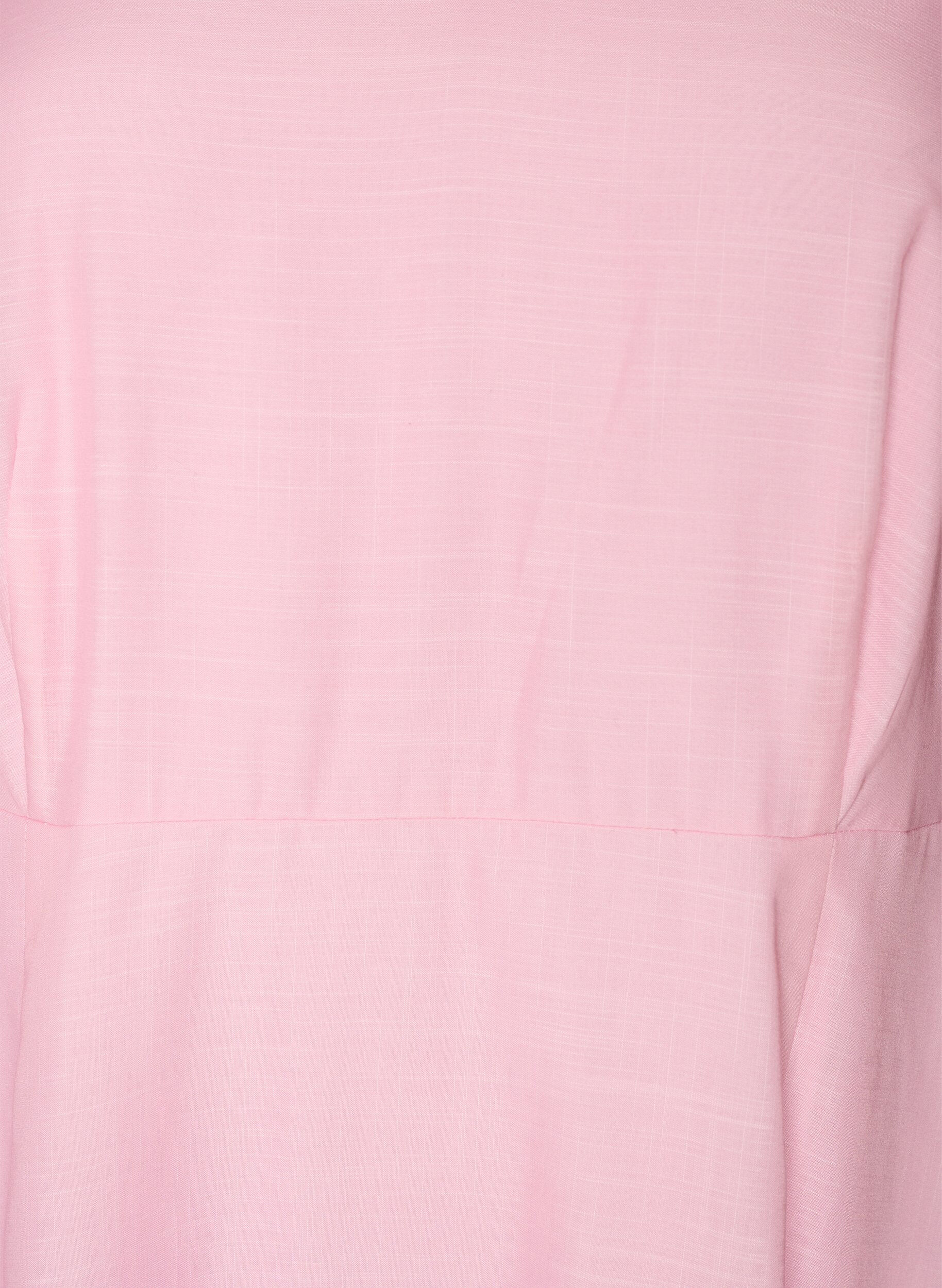 Zizzi Midikjole med empirelinje og blomstertrykk, Rosa, Packshot image number 2