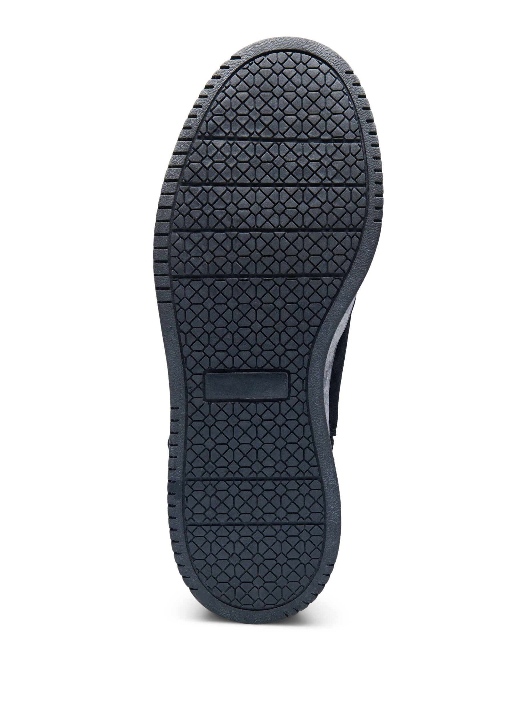 Zizzi Lave st&oslash;vler i semsket skinn med bred passform, Black, Packshot image number 5