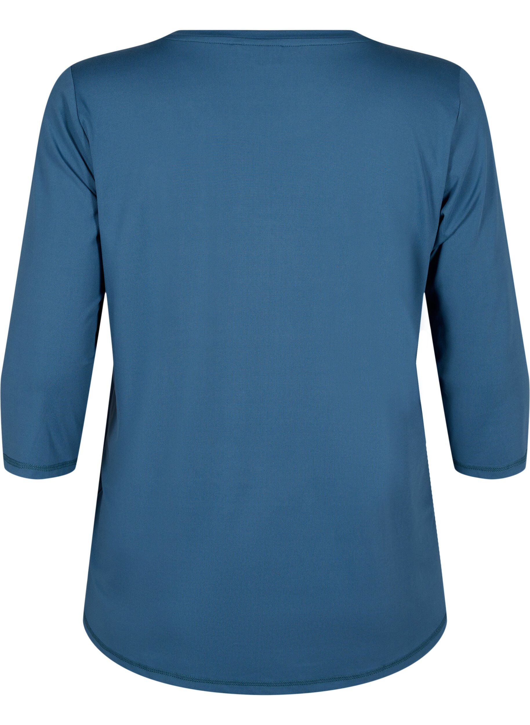 ZizziTreningsbluse med 3/4-ermer, Bl&aring;, Packshot image number 1
