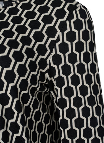 Mønstret bluse med lange ermer, Birch W. Graphic, Packshot image number 2