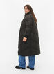 Lang puffer-vinterjakke, Black, Model image number 1