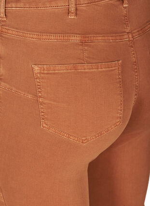 Super slim Amy jeans med høyt liv, Brown ASS, Packshot image number 3
