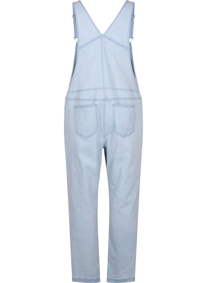 Striped denim snekkerbukser, L. Blue Denim Stripe, Packshot