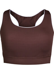 Racerback sports-BH med kontrastpiping, Hot Fudge W Piping