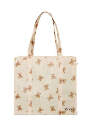 Handlepose med glidel&aring;s, Beige