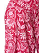 Kort viskose kimono med 3/4 ermer, Rosa, Packshot image number 2