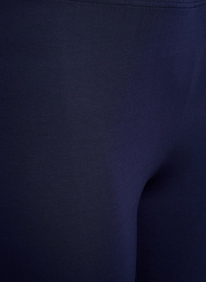 Basisleggings med ekstra lengde, Bl&aring;, Packshot image number 2