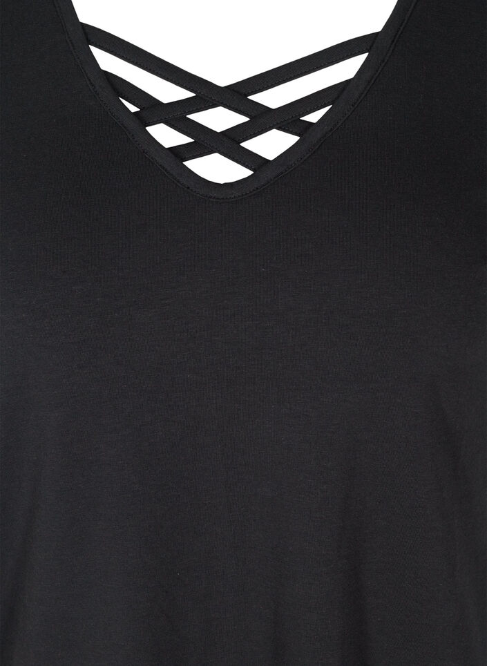 T-shirt, Black, Packshot image number 2