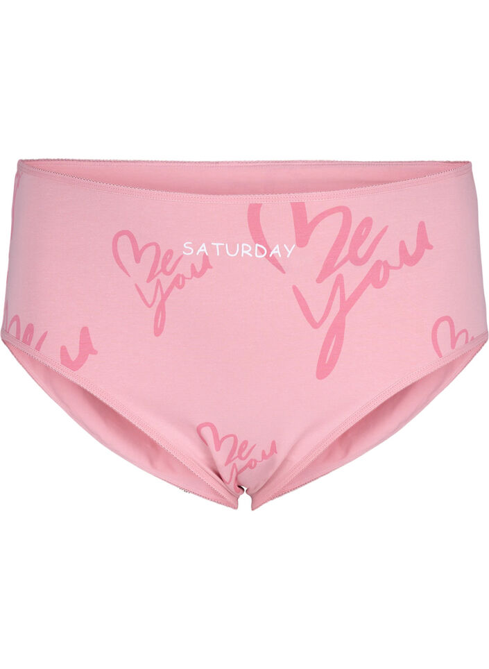 7-pack truse med vanlig midje, Lilla, Packshot image number 3