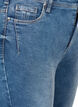 Cropped Amy jeans med glidelåsdetaljer, Blå, Model image number 4