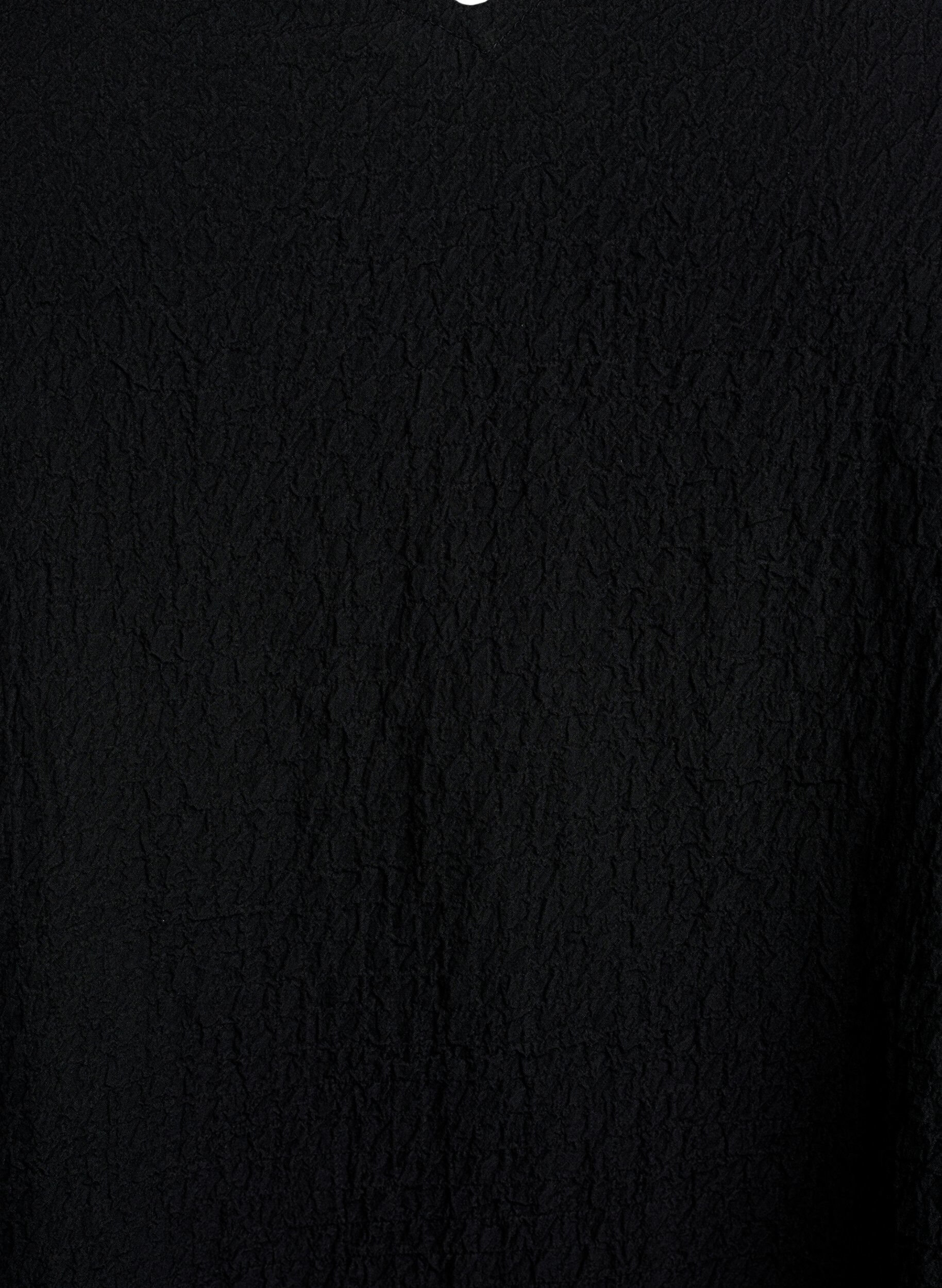 Zizzi FLASH - Kortermet kjole med V-utringning, Svart, Packshot image number 2