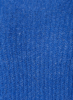 Strikket genser i ull med raglanermer, Princess Blue, Packshot image number 2