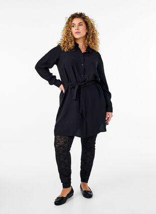 Zizzi Blondeleggings, Svart, Model image number 1