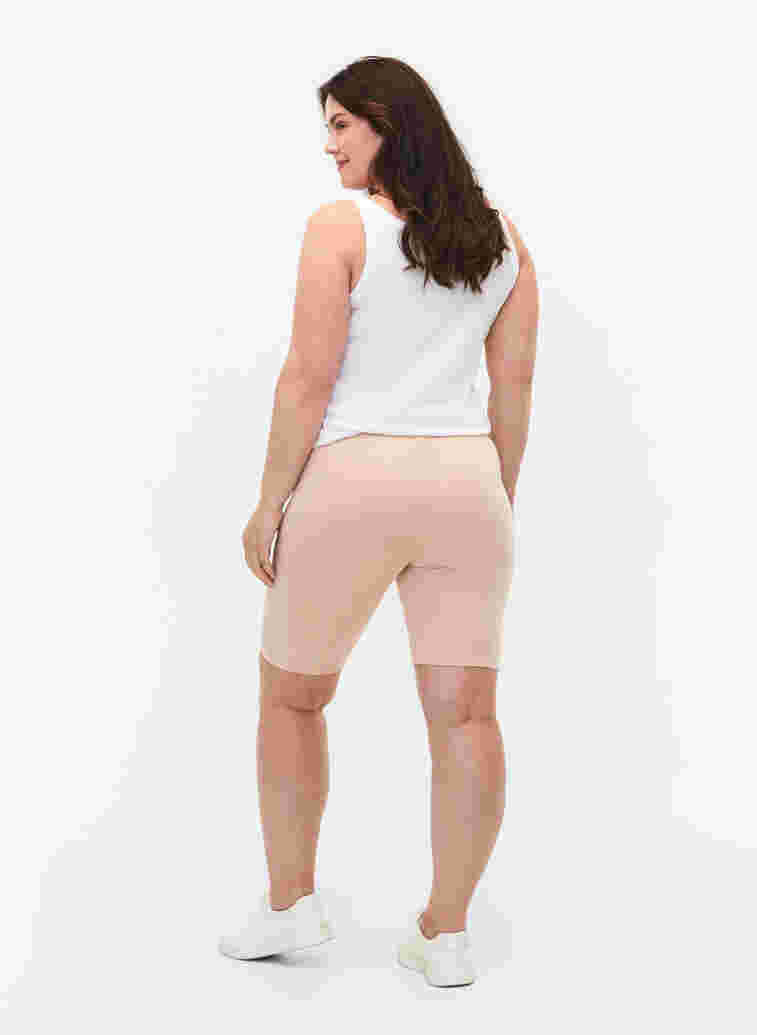 Ensfargede basis sykkelshorts, Frappé, Model