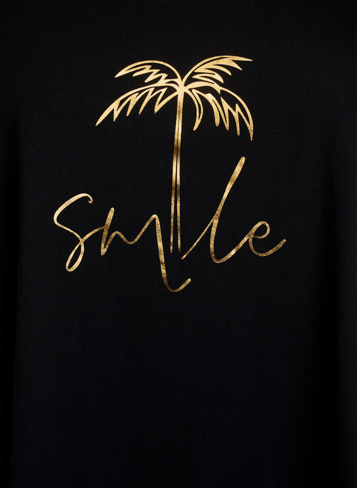 Ermel&oslash;s A-linje kjole, Svart, Packshot image number 2