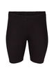 Ensfargede standard sykkelshorts, Svart, Packshot image number 0