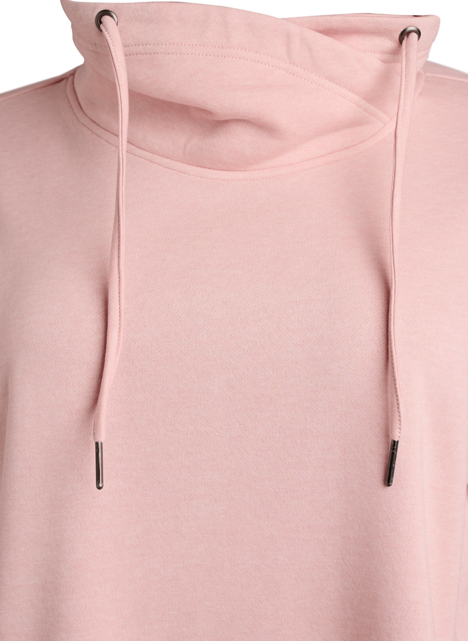 ZizziGenser med h&oslash;y hals og lommer, Rosa, Packshot image number 2