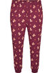 Pyjamasbukser med trykk, R&oslash;d, Packshot image number 0