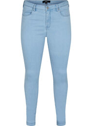 Super slim Amy jeans med h&oslash;yt liv, Ex Lt Blue