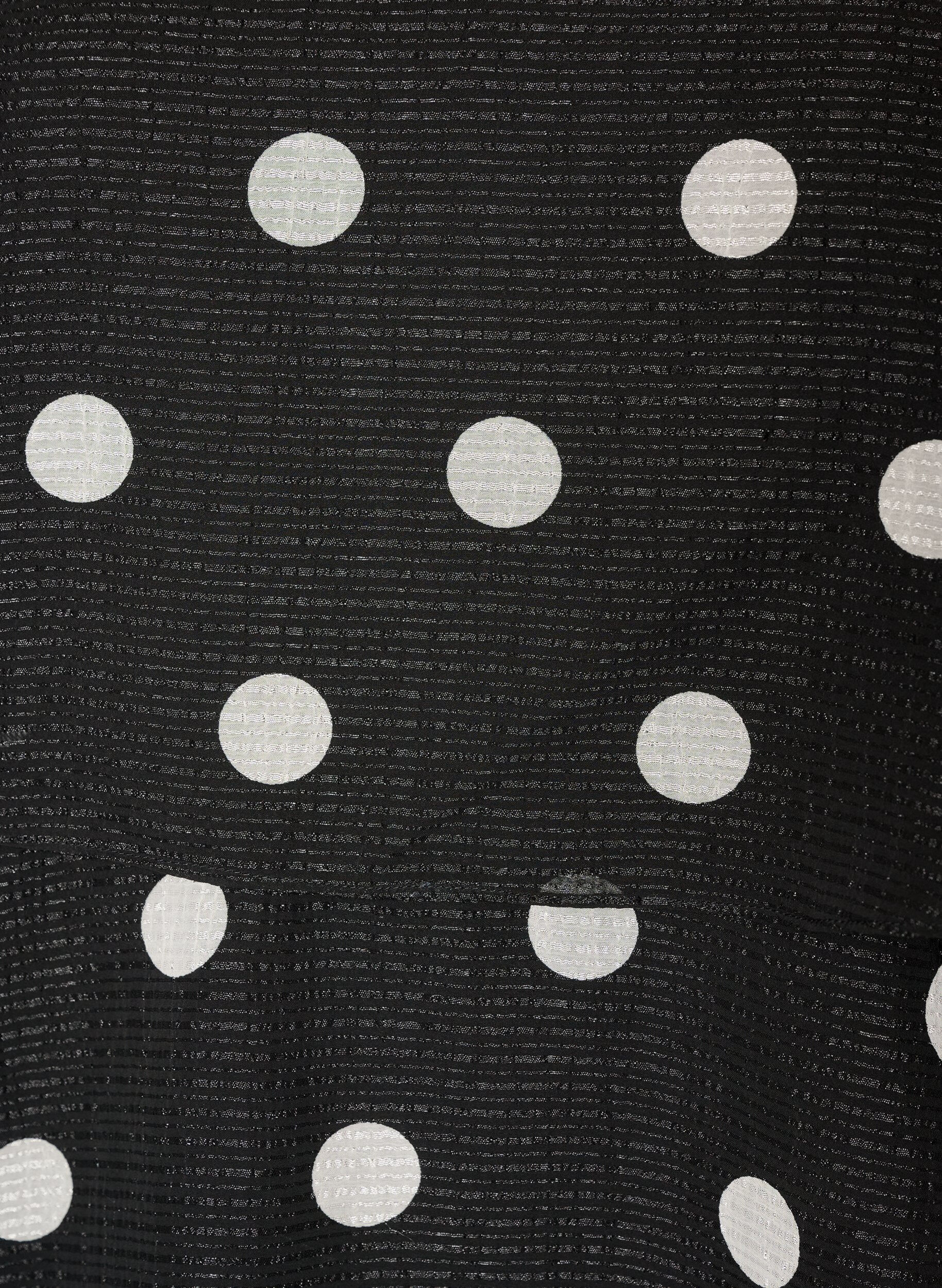 ZizziLag-p&aring;-lag kjole med volanger og spaghetti-stropper, Svart, Packshot image number 2